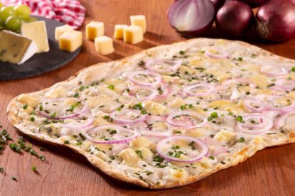 Flammkuchen Premium, Reblochon, Bleu & Brie, rustique